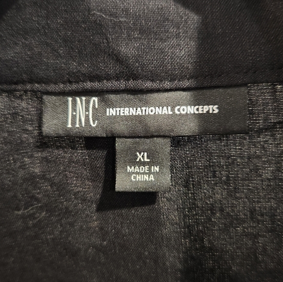 I.N.C International Cpncepts Black Jacket with Lace Sleeves - Picture 3 of 5